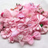 Chenkou Craft Mix Pink Ribbon Flowers Bows Craft Wedding Ornament Appliques 40pcs...
