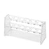 Acrylic Test Tube Holder Rack for 50ml Centrifuge Tubes Clear?Holds 21-26mm Tubes (50ml, 6 Wells)...