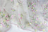Floral Pattern Fabric 54 inches Width Pink and Yellow Floral Embroidery Organdy Lace Fabric by The Yard...