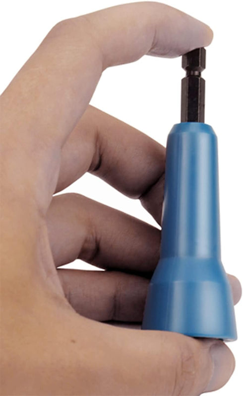 Wire Twisting Spinner,Spin-Twist Wire Connector Socket,Wire twist tool with 1/4" Chuck(Blue)...