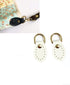 4 Pack Purse Strap Mount Hook PU Leather Sewing Buckle DIY Hanging D-Ring Clips Replacement for Purse Making Supplies Handbag Shoulder Belt Hardwa...