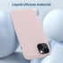 FUNMIKO Compatible with iPhone 14 Case with Screen Protector,Silky Liquid Silicone Case, Scratch Proof Soft Microfiber Lining,Slim Fit Shockproof ...