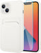 MZELQ Silicone Wallet for iPhone 14 Case, Card Holder Camera Protection Cover for iPhone 14 Case + Screen Protector, Card Slot Cute Case Compatibl...
