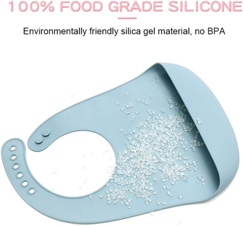 Airfish Silicone Baby Bibs for Babies & Toddlers, BPA Free Soft Waterproof Bibs,Unisex...