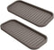 Gosmol Silicone Sponge Holder Kitchen Sink Organizer Tray Dish Caddy Soap Dispenser, Scrubber Spoon Holder,Dishwashing Accessories 2 Pack (Brown)...