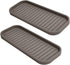 Gosmol Silicone Sponge Holder Kitchen Sink Organizer Tray Dish Caddy Soap Dispenser, Scrubber Spoon Holder,Dishwashing Accessories 2 Pack (Brown)...