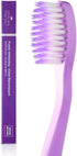 HIMALAYA PINKSALT Purple Toothbrush - Purple Indicater Medium Toothbrushes for Adults, Plaque Remover for Teeth, Tapered Bristles Gentle on Teeth ...