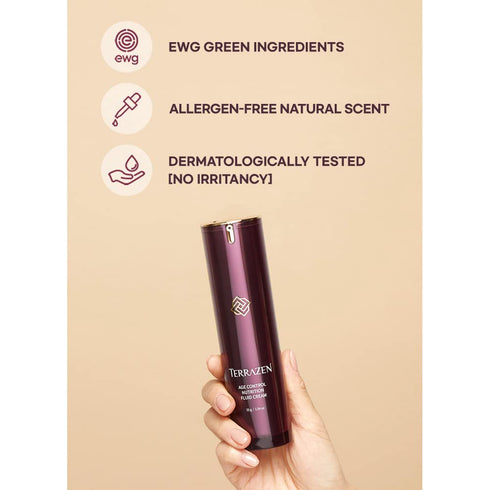 Age Control Nutrition Fluid Cream, 1.9 Fl.Oz.(55g), Age Control Soft Fluid Cream, Restores Inner Density, Creates Smooth Texture, Beautiful Radian...