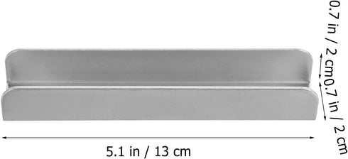 Healvian 2pcs Fence Reinforcement Grooves U Shaped Gates Groove Steel Pet Gate Door Reinforcement Tools Portable Reinforcement Groove Fittings for...