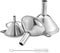 Stainless Steel Funnels, Large Small Funnel Set of 3, Food Grade Mini Metal Kitchen Funnel for Transferring Essential Oils, Liquid, Fluid, Small F...