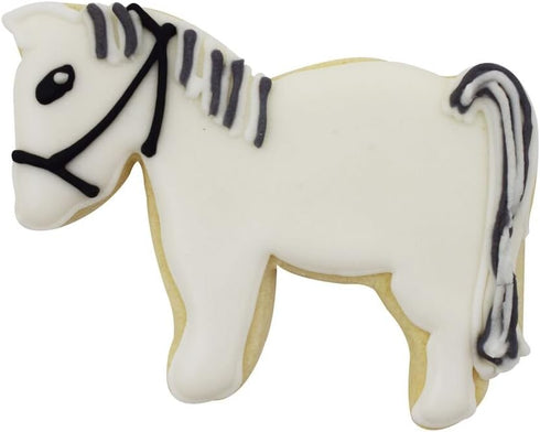 NCS Farm Animals Cookie Cutter Set - Pig 3.75", Rooster 4", Cow 3.75", Horse 4" - 4 Piece - Tinplated Steel...