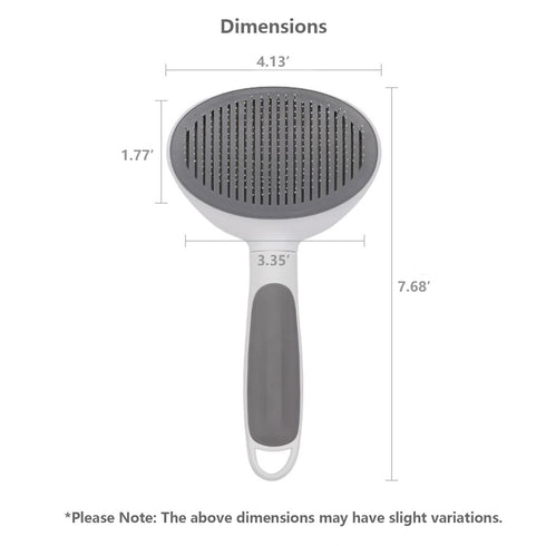 Cat Grooming Brush with Release Button Gently Removes Loose Undercoat, Tangles and Mats for Cats and Dogs Ideal for Long and Short Hair Suitable f...