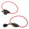2 Pack Mini Blade Fuse Holder 18 Gauge Waterproof Pigtail Inline Fuse Holder with 5A ATM Fuses...