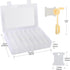 Embroidery Floss Organizer, Cross Stitch Thread Storage Box Tools - Bobbin Winder, 1 Removable 24 Compartments with 40 Hard Plastic Floss Bobbins ...