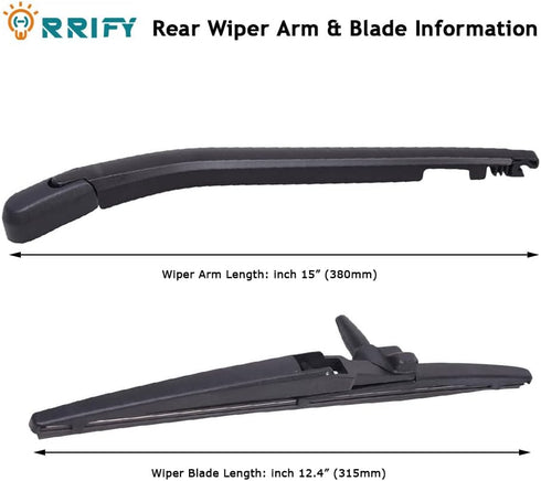 Rear Windshield Wiper Arm Blade Set 85242-35021 for Toyota 4Runner 2003-2009...