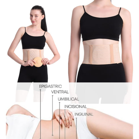 Hernia Belts for Men & Women offering reliable support, Abdominal Binder Men for recovery, Hernia Belt for Women with a secure fit, Belly Belt for...