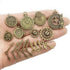 Youdiyla 100g Steampunk Clock Face Dial Pointer Charm Pendant, Mix Antique Metal Pendant Supplies Findings for Jewelry Making (Bronze HM71)...