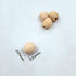 30pcs 20mm Unfinished Wood Threaded Wooden Spacer Loose Honeycomb Round Beehive Beads Home Decoration Accessories DIY Wood Crafts Accessories (Hon...