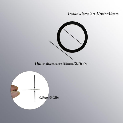 6Pcs Mag Safe Rings - Thin Adhesive Metal Magnetic Rings for iPhone 14 13 12 Pro Max Mini for Mag Safe Magnetic Wireless Charger, Car Charger Conv...
