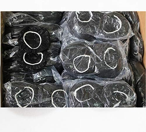 100 Pack Black Stretchable Headphone Ear Covers Sanitary Non-Woven Headset Covers Hygiene Ear Pads Cushions for Earmuff-Style Gaming Headphone/VR ...
