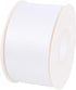 ITIsparkle 2" Inch Double Faced Satin Ribbon 25 Yards-Roll Set for Gift Wrapping Party Favor Hair Braids Baby Shower Decoration Craft Supplies, Wh...