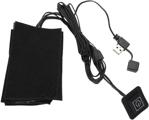 Electric Heating Pad, 5V Electric Cloth Heater, USB Electric Film Heater Pads Heating , Washable Cushion Clothing Fever Tablets for Neck, Back, Ab...