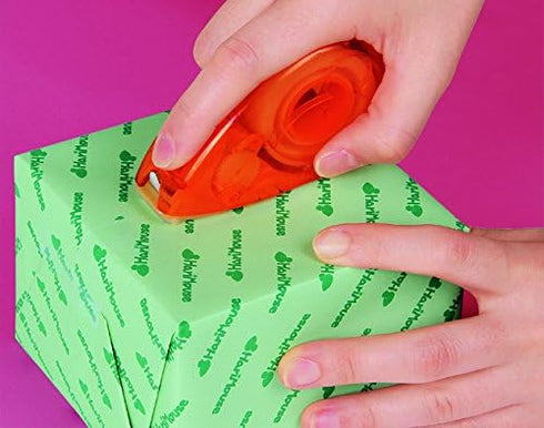 One-handed compact tape dispenser HariMouse (White)...