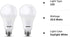 150 Watt LED Light Bulb, Super Bright A21 Daylight 5000K, Non-Dimmable, 2300lm, High Lumen Light Bulbs, UL Listed, 2-Pack...