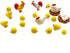 22Pcs Miniature Family Chicken,Cock,Hen,Egg,Chickens Nest Ornament Micro Landscape Fairy Garden Décor...