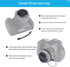 52mm Lens Hood Set, Collapsible Rubber Lens Hood with Filter Thread + Reversible Tulip Flower Lens Hood + Center Pinch Lens Cap + Microfiber Lens ...