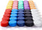 ZDZBLX 50 Pack 10 Colors Fridge Magnets - Strong, Cute Mini Magnets for Fridge, Whiteboard, Locker, Office, Crafts, Classroom...