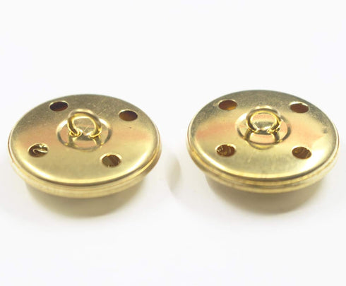 14 Piece Metal Blazer Button Set - for Blazer, Suits, Sport Coat, Uniform, Jacket (Gold)18mm 23mm...
