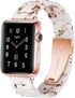 Light Apple Watch Band-Fashion Resin Apple Watch Series 8 Series 7 band, iWacth Bands, Apple Watch Bands for Women Compatible with Apple Watch Ser...