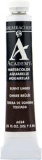Grumbacher Academy Watercolor Paint, 7.5ml/0.25 Ounce, Burnt Umber (A024)...