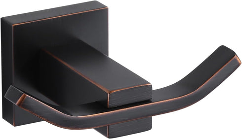 WOWOW Towel Hooks for Bathrooms Oiled Rubbed Bronze, SUS304 Stainless Steel Coat Hook, Bathroom Robe Towel Holder, Heavy Duty Robe Hooks, Bathroom...