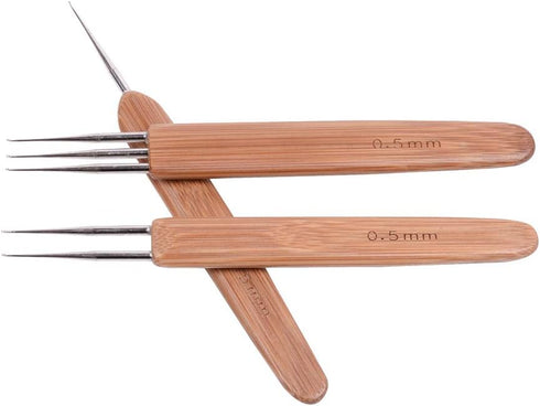 3 Pcs/Set Dreadlock Crochet Hook for Hair, Dreadlock Needle Tool for Braid Craft,Dread Locks Crochet Needles 0.5mm (1 Hook, 2 Hooks,3 Hooks)...