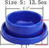 Ants Away Dog Bowl Cat Puppy Food Bowls Round No Spill Eating Feeder for Small Animals Blue S...