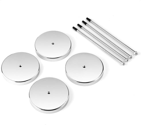 4pcs Desk Receipt Holder Bill Fork Receipt Spike Stick Silver Restaurant Check Spindle 5.5 Inch by HRLORKC…...