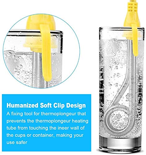 Immersion Heater, Immersion Water Heater, Portable Water Heater, Heater Element 220V 600W Portable Reheater Travel Kit Great for Heating Boiling C...