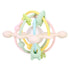 Baby Teething Toy for Babies 3-12 Months, Silicone Baby Teether Toys with Rattle, Rattle Sensory Teether Toy, Baby Chew Toys for Teething Relief, ...