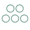 uxcell Fluorine Rubber O-Rings, 35mm OD 30.2mm ID 2.4mm Width FKM Seal Gasket for Machinery Plumbing, Green, Pack of 5...