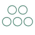 uxcell Fluorine Rubber O-Rings, 35mm OD 30.2mm ID 2.4mm Width FKM Seal Gasket for Machinery Plumbing, Green, Pack of 5...