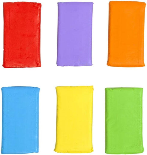 Non-Hardening Clay - Set of 6, Smooth,...