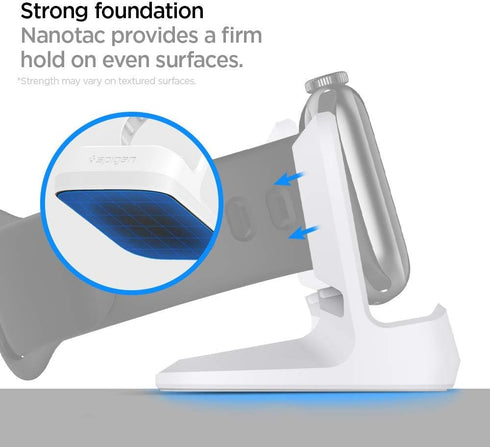 Spigen S350 Designed for Apple Watch Charger Stand Apple Watch Ultra 2/Apple Watch Ultra, Series 9/8/SE2/7/6/SE/5/4/3/2/1 49/45/44/42/41/40/38mm D...