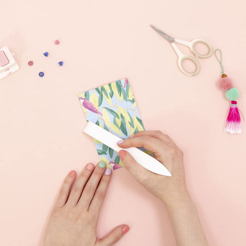 Craftelier - XL Teflon Bone Folder Tool for Paper | Ideal for Scrapbooking and Crafts such as Cardboard Making, Origami, Bookbinding and Papercraf...