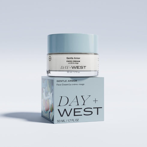 Gentle Armor Face + Neck Cream | Luxurious Skin Care for Sensitive Skin | Facial Moisturizer with Squalane, Organic Prickly Pear, Hyaluronic Acid,...