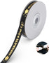 2023 Graduation Ribbon, White Graduation Ribbon with Gold Lettering for Party Favor Gift Wrapping Graduation Party Decoration 0.4Inchx10Yards (Bla...
