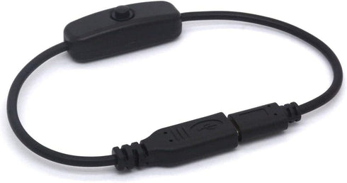 Micro USB On Off Cable Micro-USB Male to Female Switch Charging Cord for Raspberry Pi, Arduino, Smartphone, Powerbank(Only for Charge,Not for Data...