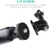 Camera Motorcycle Mount for Gopro Accessories,360 Rotation Metal Action Camera Clamp Holder with 1/4Thread for Moto Bike Bicycle Handlebar, for Go...