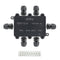 Electrical Junction Box,ABS Waterproof IP68 Electrical Boxes.with 24A Barrier Terminals Electric Junction Project Box for 4-8mm Dia Wire.Outdoor E...